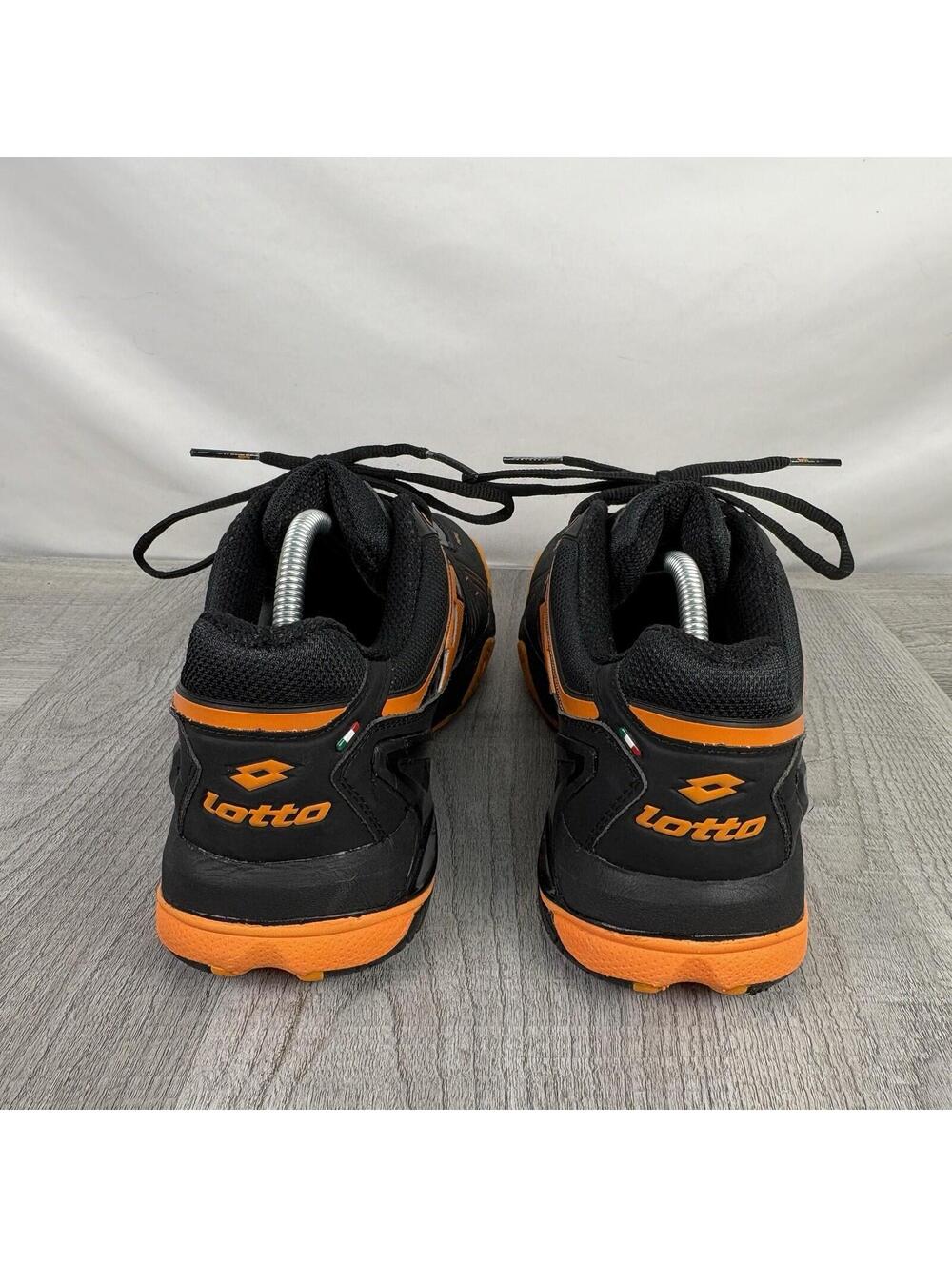 Lotto Raptor Syn-Pulse Indoor Court Shoes Men’s Size 11 (US) Black/Orange - Picture 4 of 15